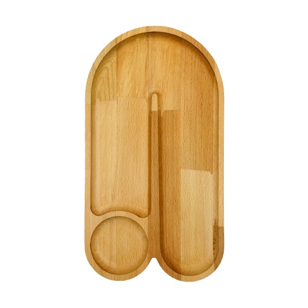 اردو خوری چوب راش مدل آدمک کد 112