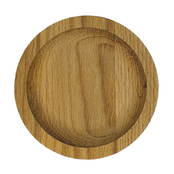 پیش دستی چوبی راش مدل دایره کد 55