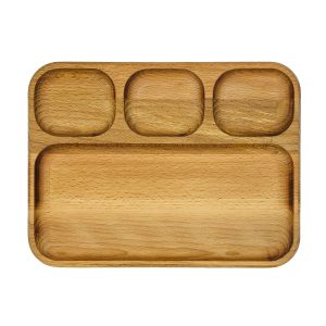 اردو خوری چوب راش مدل مستطیل کد 162