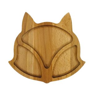 اردو خوری چوب راش مدل روباه کد 190