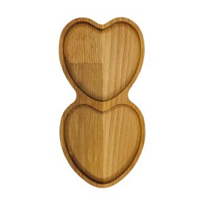 اردو خوری چوب راش مدل قلب کد 99