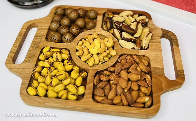 قیمت ظروف پذیرایی چوبی